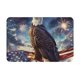thumbnail image 1 of Balery Night Sky Bald Eagle Felpudo de franela, resistente a las manchas y a la decoloración, para uso interior y exterior, fácil de limpiar, 40 x 60 cm, 1 of 7