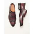 thumbnail image 3 of Ariston Mens Burgundy Single Monk Strap Leather Dress Shoes, 3 of 5