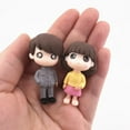 thumbnail image 7 of Joernso 2Pcs/Set Boy Girl Cartoon Doll Miniature Ornaments Garden Dollhouse Decoration, 7 of 7