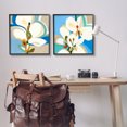 thumbnail image 2 of Stupell Industries Modern Flower Pattern Botanical & Floral Painting Black Framed Art Print Wall Art, 24 x 24, Set of 2, 2 of 9