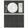thumbnail image 3 of 1 pcs Placemats Woven Vinyl Place Mats for Dining Table Wipe Clean Heat Resistant Washable Kitchen Table Mats Washable Durable Place Mats, 17.7"x11.8", 3 of 9