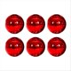 thumbnail image 1 of 8cm 6Pcs Light Christmas Ball Christmas Tree Decorative,Red, 1 of 5