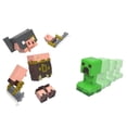 thumbnail image 3 of Figura de Acción Mattel Minecraft Legends Paquete Fidget Creeper vs Piglin Feroz de 3.25", 3 of 3