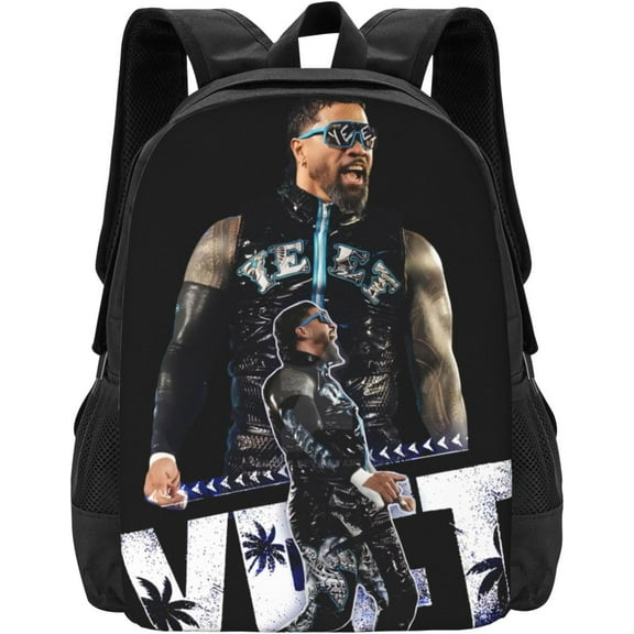 Jey USO Wrestler Unisex Fitness Bag, Backpack for Camping Lightweight Work Backpack Notebook Bag for Men and Women