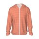 thumbnail image 1 of Fotbe Orange Gingham Chaqueta con Protección Solar UPF 50+ para Hombre y Mujer, Camisa con Capucha y Bolsillos-X-Large, 1 of 7