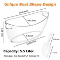 thumbnail image 6 of Ice Buckets for Parties 2 Packs with Scoops, 5.5L Clear Acrylic Ice Champagne Buckets Tub for Parties,Mimosa Bar Supplies,Beer,Beverage&Drinks, 6 of 7