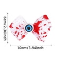 thumbnail image 5 of Shoreew Halloween Blood Bow Clips for Women Girls Horror Eyeball Bowknot Hairpin for Halloween Theme Party Hair Accessories, 5 of 7
