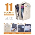 thumbnail image 3 of Mochila de viaje Capolo impermeable para mujeres y hombres, portátil de 20 litros y 17 pulgadas, 3 of 7