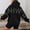 #0176-Black, variant on Neewe Women's Hoodies Long Sleeve Sweatshirts Drawstring Pullover Tops with Pocket Casual Loose Blouses Tunic