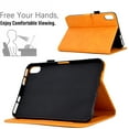 thumbnail image 6 of SaniMore Wallet Case for iPad Mini 6th Generation 8.3" 2021, Auto Sleep/Wake, PU Leather Magnetic Cover Built-in Pencil Holder 2 Card Slots & Folding Kickstand Full Body Protective Shell, Khaki, 6 of 7