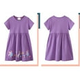 thumbnail image 6 of Emy Dola 2-7T Toddler Girls Cotton Dress Short Sleeve Cartoon Graphic A-Line Dresses for Little Kids - 1Pcs Fairy Princess, 6 of 6