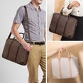 thumbnail image 7 of Designer Laptop Briefcase,Unisex Fashion Hand Bag with Geometric Pattern,Fits 15.6inch Laptop Business Messenger Bag with Shoulder Strap, 7 of 7