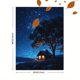 thumbnail image 3 of Qisvanset 12x16 Inch Minimalist Christmas Nativity Canvas Wall Art, Silent Night Religious Holiday Decor, 3 of 8