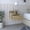 Beige, variant on Macadamia finish floating unit / Versatile for home room use