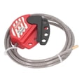 thumbnail image 3 of Dispositivo de bloqueo de cable de etiquetado ajustable de acero inoxidable con 4 orificios para cerradura para gestión de reparaciones, 3 of 14