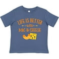 thumbnail image 3 of Inktastic Life's Better Mac & Cheese Boys or Girls Toddler T-Shirt, 3 of 5