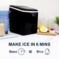 thumbnail image 3 of Koolatron KIM-26 Compact Countertop Ice Maker with Digital Controls, Fast Ice Production for Home & Office, 3 of 9