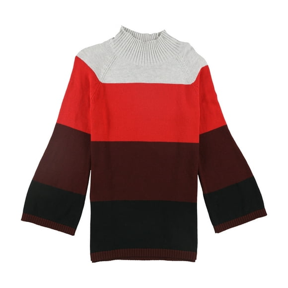 Charter Club Womens Flare Sleeve Pullover Sweater, Multicoloured, Medium