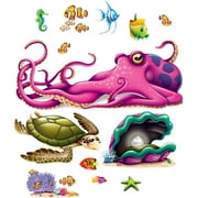 PMU Hawaiian Luau Sea Creature Props Party Decoration and Accessory (13/pkg) Pkg/1