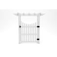 thumbnail image 4 of Vita Classic 60" Gate Arbor Accessory, White Vinyl, VA84225, 4 of 5