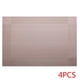 thumbnail image 1 of Alfombrilla de plástico PVC para mesa de comedor Aislamiento antideslizante Manteles individuales Tazón de disco Servimientos Coaster Coaster, 4pcs Inevent ZHF0313, 1 of 4