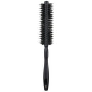 Perfehair Small Volumizing Round Hair Brush with Natural Boar and Nylon Bristles- 1.5 inch, Black