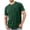Army Green, variant on Men's T-Shirts Soft Cotton Blend Crew Neck Tee M - 4XL Athletic Fit Plain Basic T-Shirt for Men Red