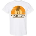 thumbnail image 3 of Inktastic Ventura California Retro Sunset T-Shirt, 3 of 5