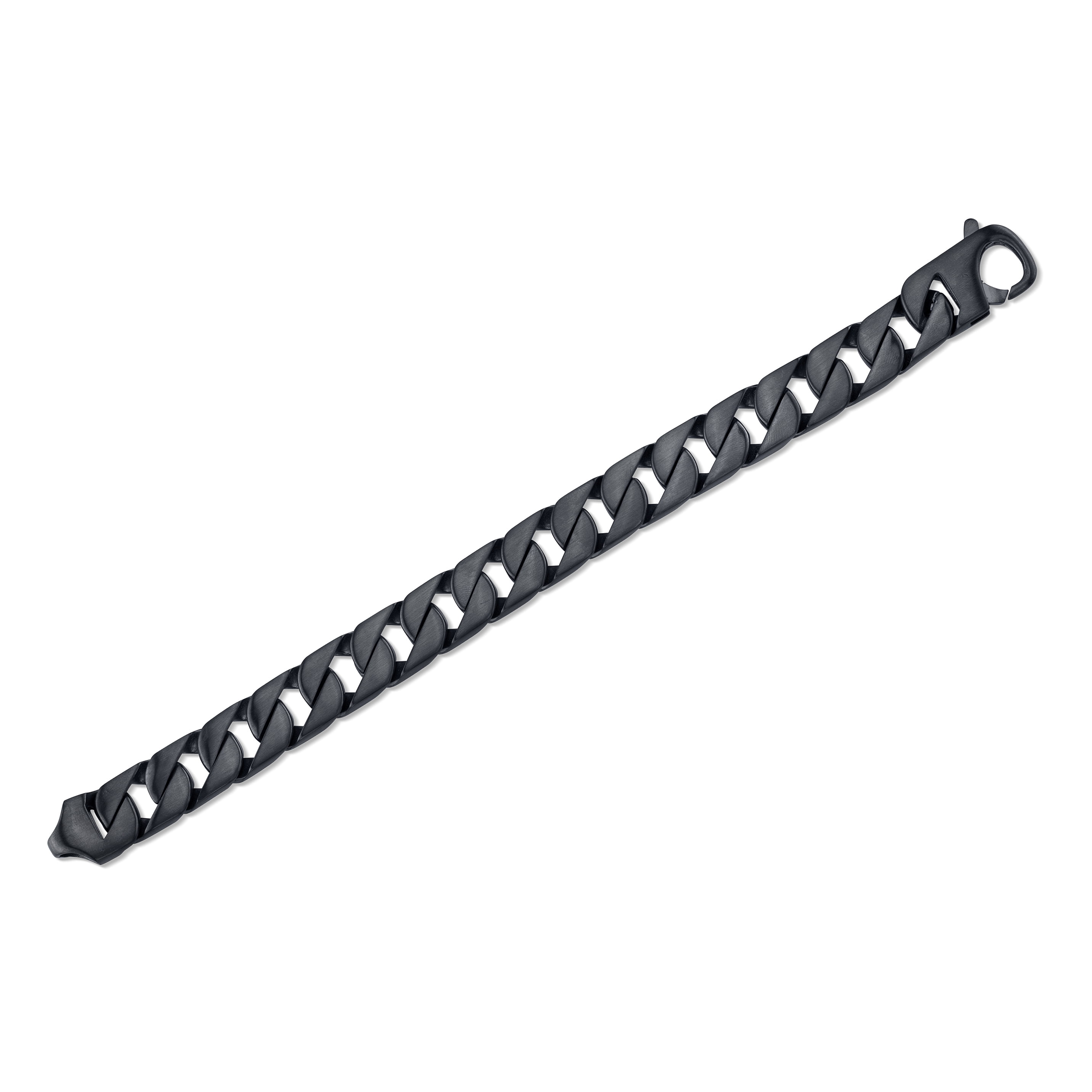 SPARTAN Gun Metal Stainless Steel Men's Bracelet