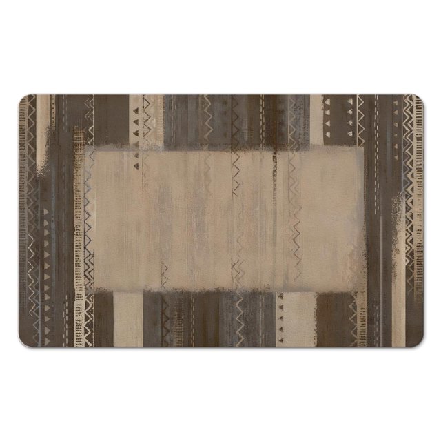 Transform Your Space with the 20x32 Inch Rockwood Collection Bathroom Rug - Modern Geometric Patchwork Design Perfect for Bedroom, Living Room, Office & Entryway on Hardwood Floors