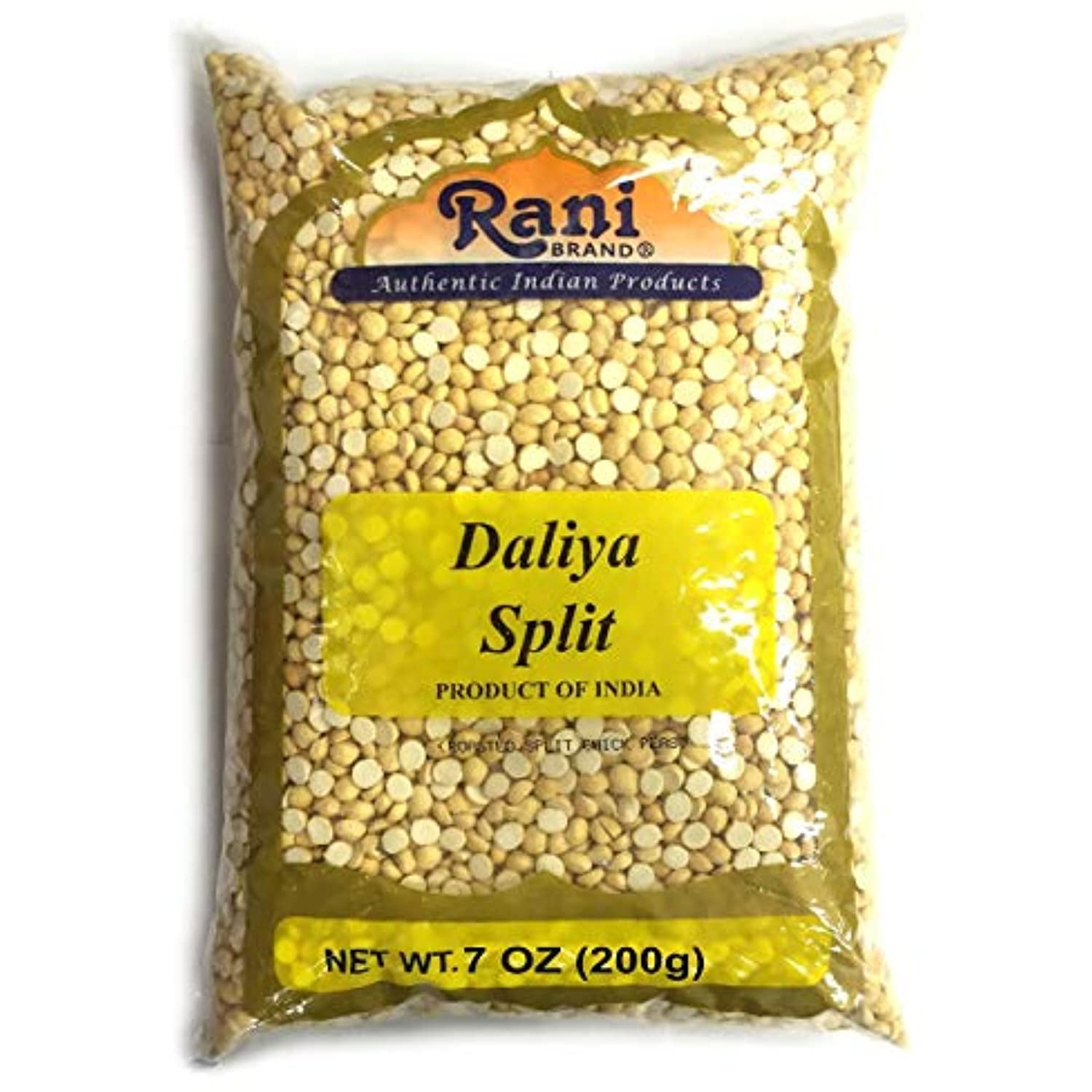 Rani Daliya Split (Roasted Split Chickpeas Dalia) 7oz (200g) ~ All Natural | Vegan | Indian Origin