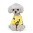 thumbnail image 2 of BT Bear Pet Clothes, Dog T-Shirt Cotton Pineapple Vest Breathable Costume for Puppy Small Medium Dog (XXL, Yellow), 2 of 5