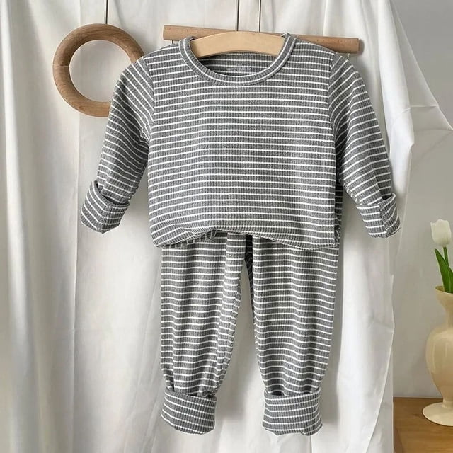 Pijamas de invierno para niños, pijamas de Navidad, ropa interior térmica para niños, pijamas de dibujos animados para niñas, niños, ropa de dormir para bebés