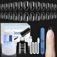 thumbnail image 1 of Kit de uñas Beetles Gel Short Almond para uñas con lámpara LED UV, 1 of 7