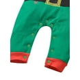 thumbnail image 6 of uukiA Infant 0-18 Months Baby Boy Christmas Cute Green One-piece Romper And Hat 2PCs Outfit Suit, 6 of 6