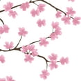 thumbnail image 3 of Hometrends Decorative Fabric Shower Curtain with Botanical Designs, 3 of 6
