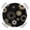 Black, variant on Yellow Baroque Round Tablecloth for 45-54 Inch Tables, Fitted Table Cover with Elastic Edge, Rustic Luxury Damask Scroll Floral Waterproof Outdoor Table Cloth Protector for Patio Garden Dinner Picnic