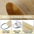 thumbnail image 6 of KANCOKIT Sun Shade Sail Canopy Patio Garden Covers Outdoor Rectangle Awning Pool Sunshade, 6 of 11