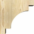 thumbnail image 3 of 4"W x 10"D x 10"H Mediterranean Rough Sawn Corbel, Douglas Fir, 3 of 9