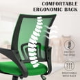 thumbnail image 5 of YRLLENSDAN 360 Degree Swivel and Easy To Install Office Desk Chair, Green, 5 of 7