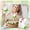 White, variant on Easter 11.81in Chick Floral Pick for Spring Vase and Basket Arrangements Farmhouse Tabletop and Holiday Decorations