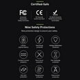 thumbnail image 2 of 12V Battery Jump Starter with Cables Portable Power Bank LED Light for Emergency Car Emergency Booster Starting Device, 2 of 5