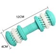thumbnail image 2 of Juguete masticable para perros, juguete indestructible de caucho natural para perros, dispensador interactivo de premios para perros medianos y pequeños, juguete para la limpieza dental (pequeño), 2 of 5