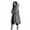 Gray, variant on qucoqpe Women's Double Zip Up Hoodies Long Sleeve Thumbhole Long Tunic Sweatshirts Oversized Fleece Casual 2025 Fall Winter Jacket Coat with Pocket