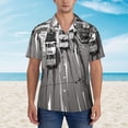 thumbnail image 5 of City Landscape Men's 3d Print Casual Button Down Shirts, Novelty Hawaiian Short Sleeves 3xl, 5 of 8