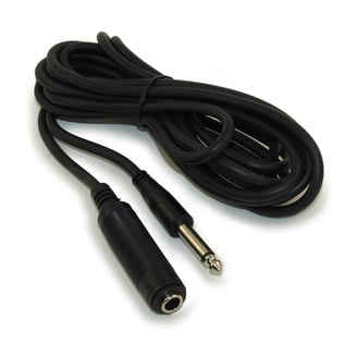 15ft 3.5mm TRRS 4-Conductor Extension Cable – Male To Female For Mic, Video, Or Audio