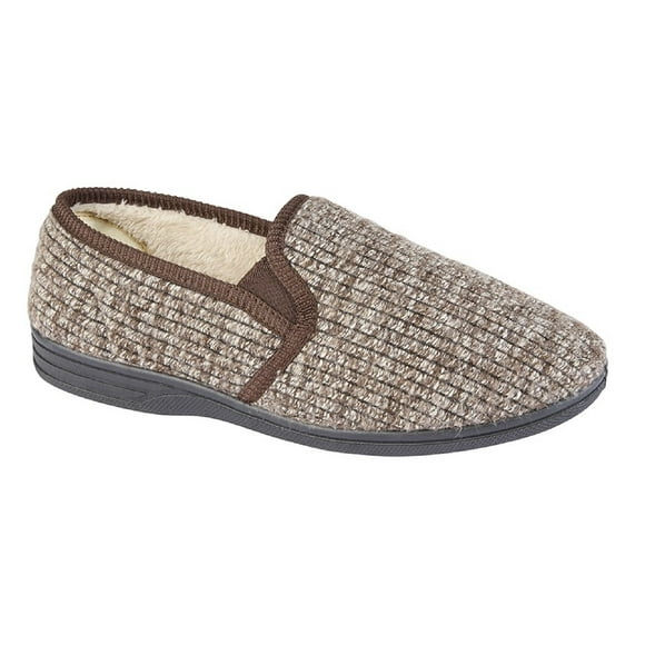 Zedzzz Mens Keith Fluffy Classic Slippers