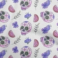 thumbnail image 1 of oneOone Cotton Poplin White Fabric Skull Diy Clothing Quilting Fabric Print Fabric By Yard 56 Inch Wide, 1 of 5