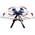 thumbnail image 2 of TECHTONGDA 4 Color 4 Station Screen Printing Machine Press Silk Screen Printer DIY Equipment, 2 of 6