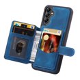 thumbnail image 2 of ELEHOLD Leather Case for Samsung Galaxy A54 5G Wallet Card Holders Magnetic Clasp Stand Function Full Body Shockproof Protection for Samsung A54 5G,Blue, 2 of 5